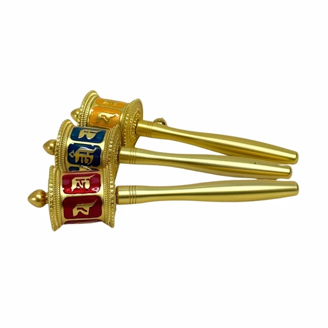 【新韻傳音】經典三色手轉經輪套組14公分(紅黃藍 三色套組 轉經輪 手轉經輪 手搖轉經輪 藏傳) 價格比較,價格查詢,歷史價格詳細信息