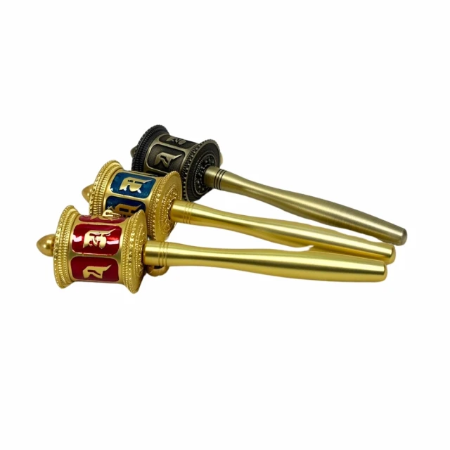 【新韻傳音】經典三色手轉經輪套組14公分(紅黃藍 三色套組 轉經輪 手轉經輪 手搖轉經輪 藏傳) 歷史價格詳細信息