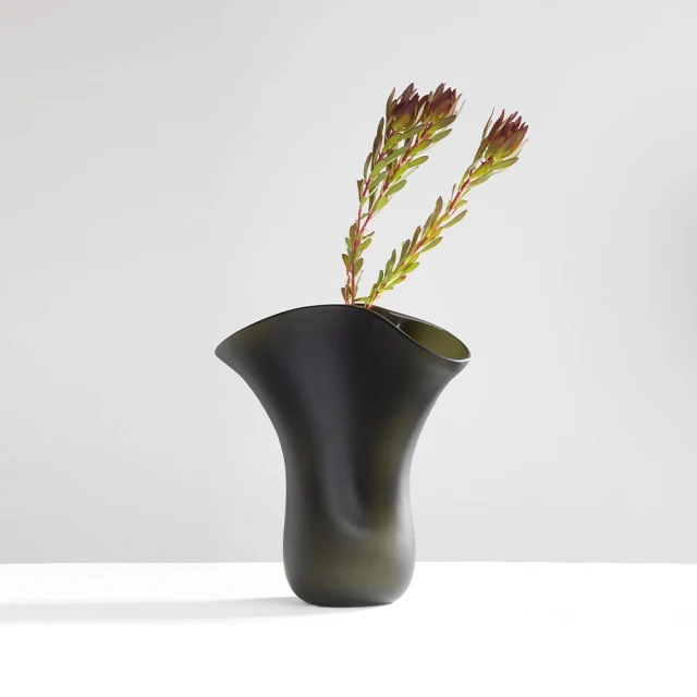 【3,co】曲線花器 - 黑 歷史價格詳細信息