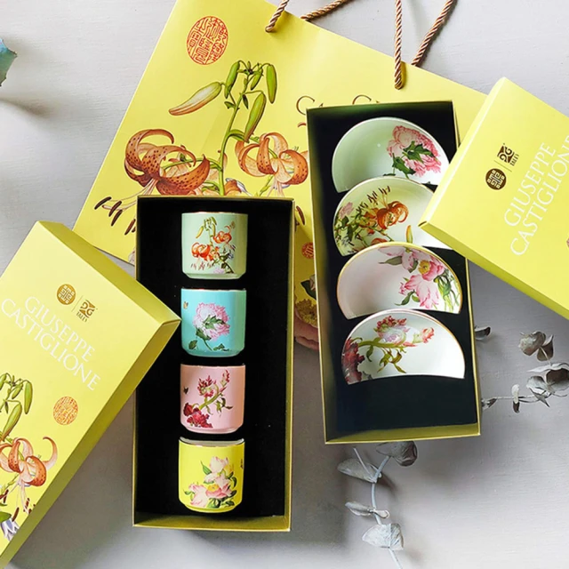 【TALES 神話言】故宮郎世寧-仙萼長春-骨瓷餐盤(開運 招財 健康 事業 貴人) 歷史價格詳細信息