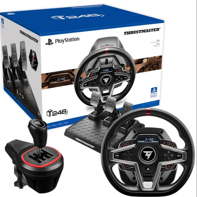 【圖馬斯特】T248P 動力回饋方向盤+踏板『高雄程傑電腦』 歷史價格詳細信息
