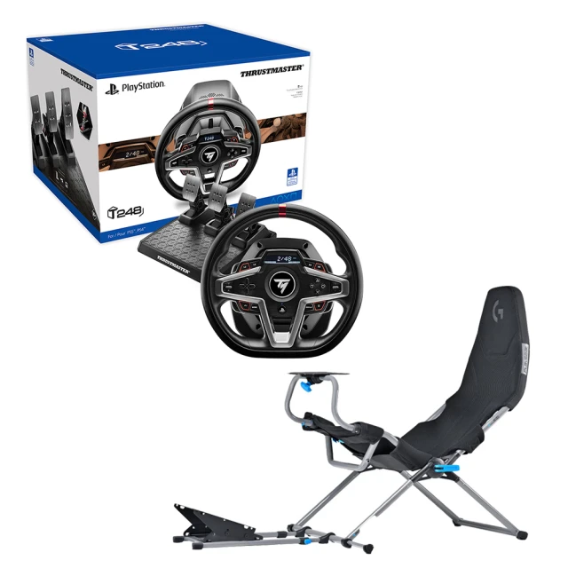 【圖馬斯特】T248P 動力回饋方向盤+踏板『高雄程傑電腦』 歷史價格詳細信息