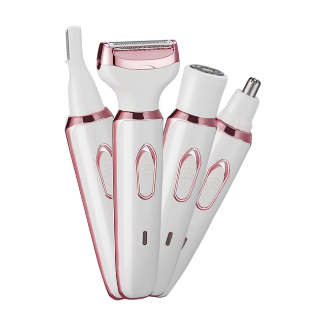 YUNMI 多功能美體脫毛機 美體除毛儀 可水洗刮鬍刀 電動鼻毛修剪器 修眉刀（內附4個刀頭）-白色 歷史價格詳細信息