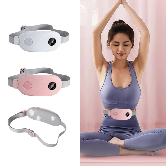 智能腰椎按摩器電動熱敷震動氣壓腰椎按摩儀家用舒緩腰部牽引按摩 歷史價格詳細信息