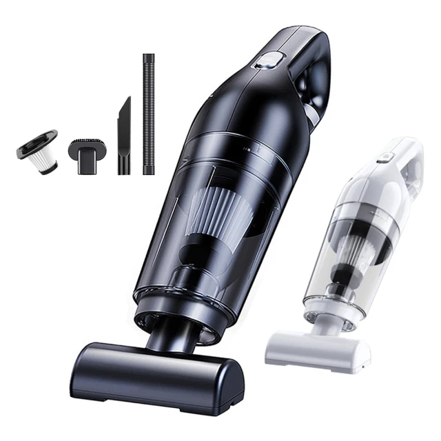 【徠本】汽車無線吸塵器 乾濕兩用 USB充電 無線車載吸塵器 120W大功率 強勁吸力 家車兩用-黑色 歷史價格詳細信息