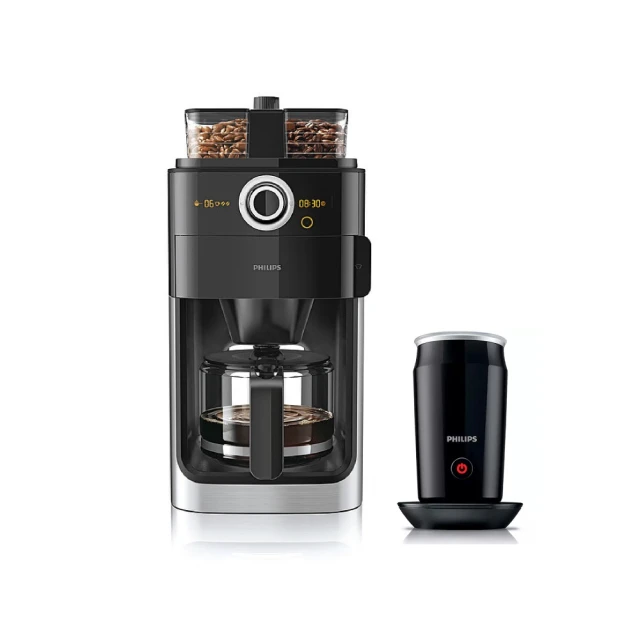 【Philips 飛利浦】2+全自動美式研磨咖啡機(HD7762)+【Giaretti 珈樂堤】全自動冷熱奶泡機(GL-9121) 歷史價格詳細信息
