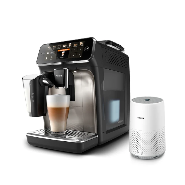 【Philips 飛利浦】LatteGo★全自動義式咖啡機(EP5447/84 香檳金)+飛利浦PM0.003奈米級空氣清淨機(AC0819) 歷史價格詳細信息