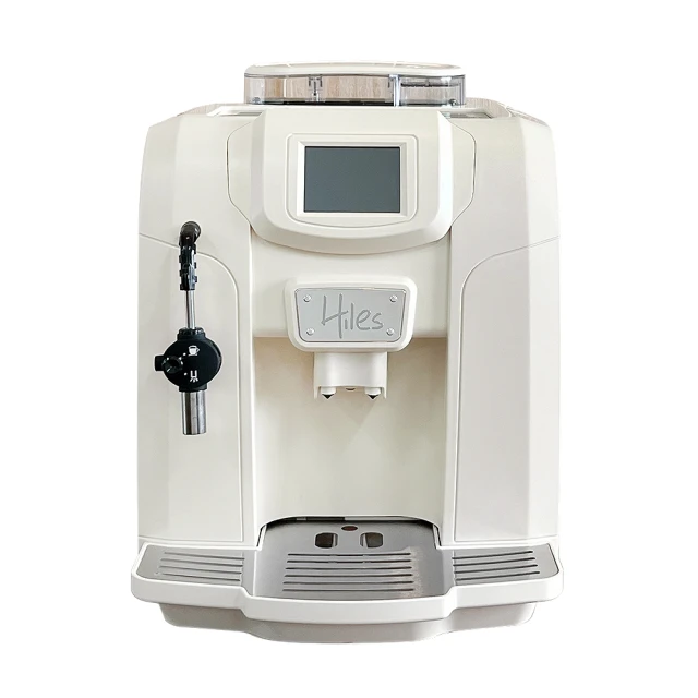 【Hiles】豪華版全自動義式咖啡機奶泡機-牛奶白(送凱飛濃香特調義式咖啡豆一磅) 歷史價格詳細信息