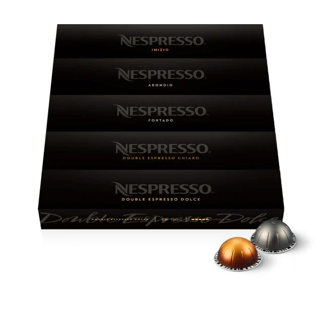 Nespresso Vertuo 冬之綺境節慶限量咖啡40顆裝（4條*10顆；僅適用於Nespresso 膠囊咖啡機） 歷史價格詳細信息