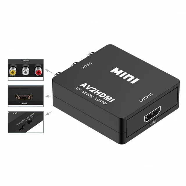 AV轉HDMI（包含公對公3米線材）switch 小米.安博.易播.全球機上盒電視盒轉老舊電視插頭轉線材 歷史價格詳細信息