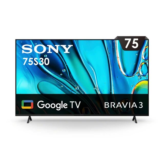 SONY 索尼 BRAVIA 3 75吋 4K 智慧顯示器 Y-75S30 Google TV 歷史價格詳細信息