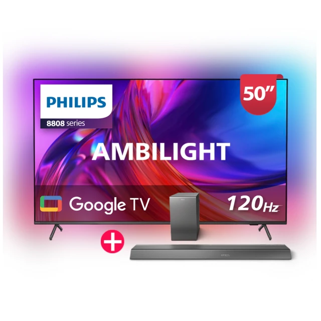 【Philips 飛利浦】50吋4K 120Hz Google TV智慧聯網液晶顯示器(50PUH8808) 歷史價格詳細信息