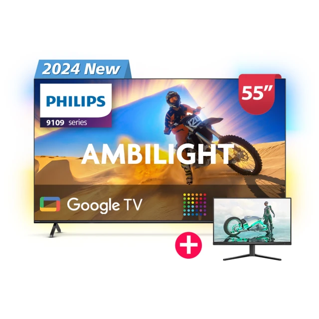 Philips 飛利浦55型4K 144Hz VRR QD Mini LED Google TV 智慧顯示器(55PML9109) 歷史價格詳細信息