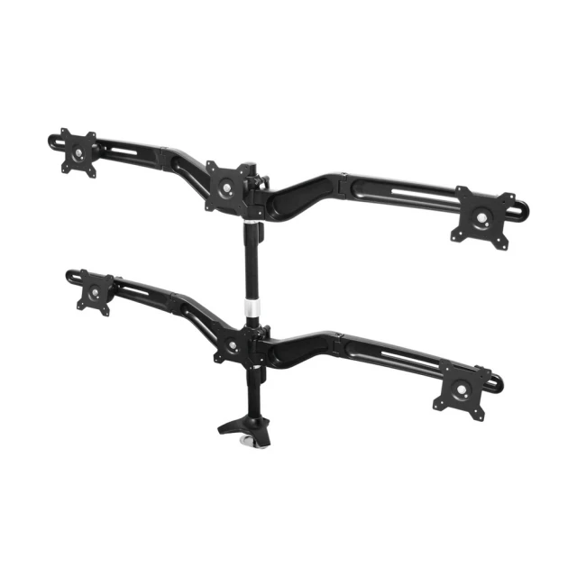 【HE Mountor】15~24吋LED/LCD左右雙螢幕夾桌型支架(H742TC) 歷史價格詳細信息