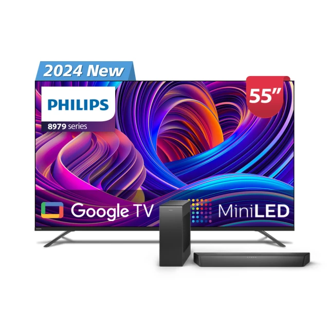 【Philips 飛利浦】55吋4K 120Hz QD Mini LED Google TV 智慧顯示器(55PML9108) 歷史價格詳細信息