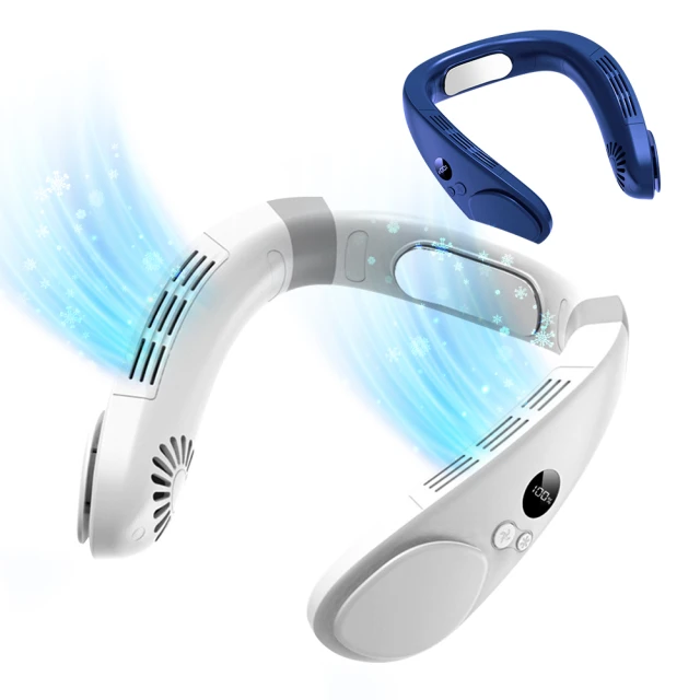 黑科技 半導體製冷隨身急凍空調風扇 無葉掛頸冰涼風扇 戶外隨身運動風扇 掛脖風扇 歷史價格詳細信息