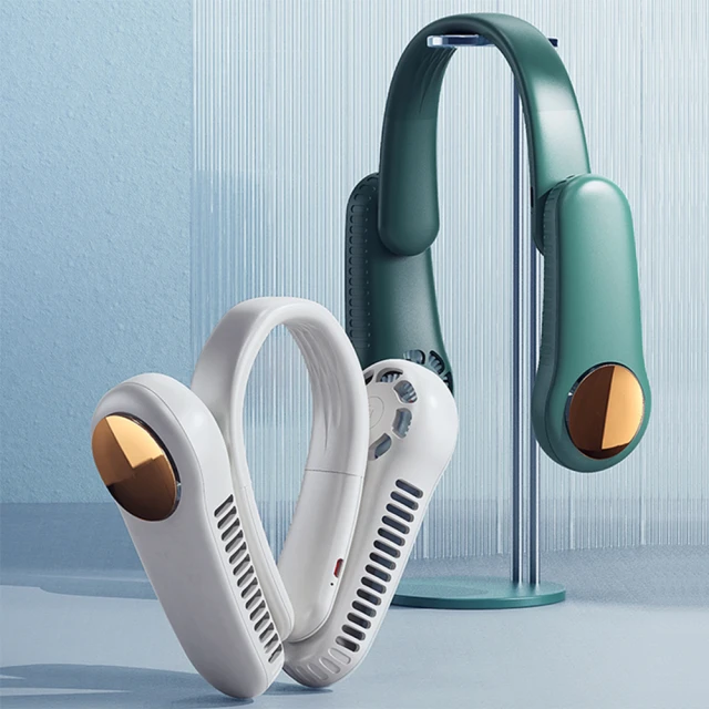 頸掛風扇 掛脖風扇 懶人風扇 無葉風扇 360度渦輪風扇 隨身風扇  (顏色可選) 歷史價格詳細信息