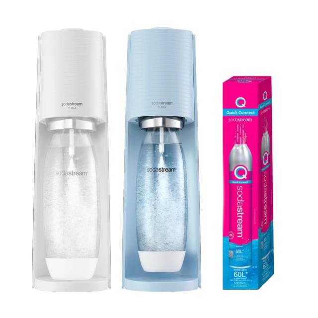 【SodaStream】 TERRA 快扣機型氣泡水機【純淨白｜迷霧藍｜恆隆行授權經銷】 歷史價格詳細信息