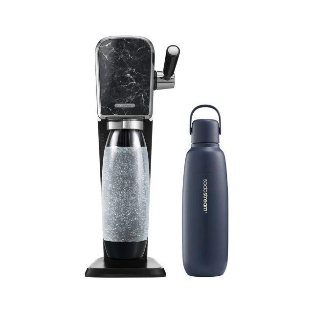 Sodastream ART 拉桿式自動扣瓶氣泡水機(大理石黑) 歷史價格詳細信息