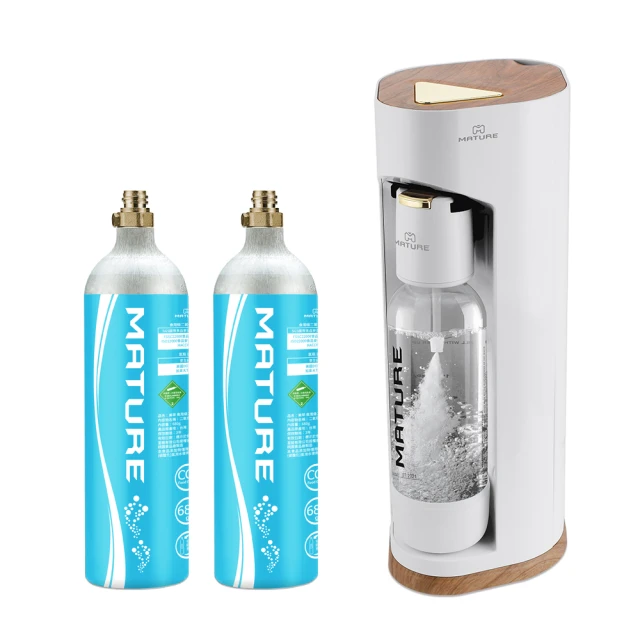 【MATURE美萃】Luxury440系列氣泡水機 680g氣瓶2入組(二色可選) 歷史價格詳細信息