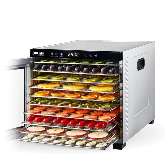 美國 AROMA 紫外線全金屬十層乾果機 食物乾燥機 果乾機 烘乾機 AFD-925SDU 外觀部分大約九點五成新 全新 歷史價格詳細信息