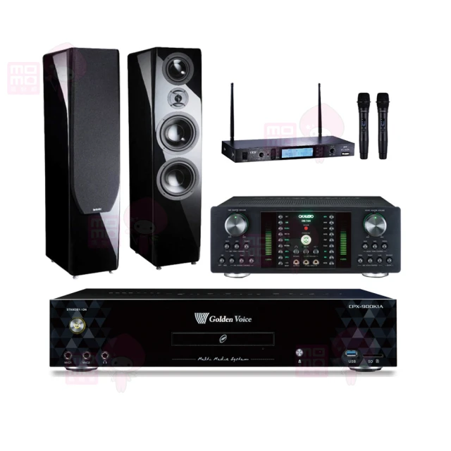 【金嗓】CPX-900 K1A+DB-7AN+TR-5600+Austin AS-168 黑(4TB點歌機+擴大機+無線麥克風+落地式喇叭) 歷史價格詳細信息