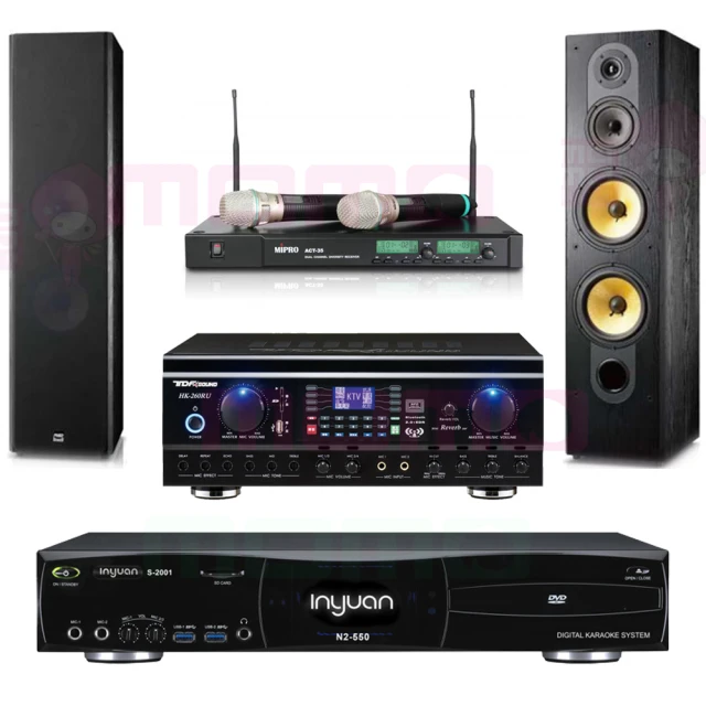 【音圓】S-2001 N2-550+TDF HK-260RU+ACT-35B+JBL Pasion 10(點歌機4TB+擴大機+無線麥克風+喇叭) 歷史價格詳細信息
