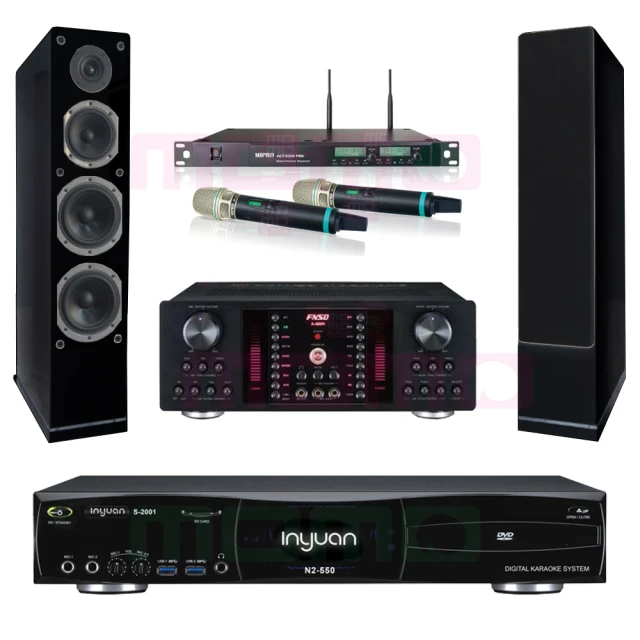 【音圓】N2-550+FNSD A-480N+ACT-8299PRO++OKAUDIO OK-801B(點歌機4TB+擴大機+無線麥克風+喇叭) 歷史價格詳細信息