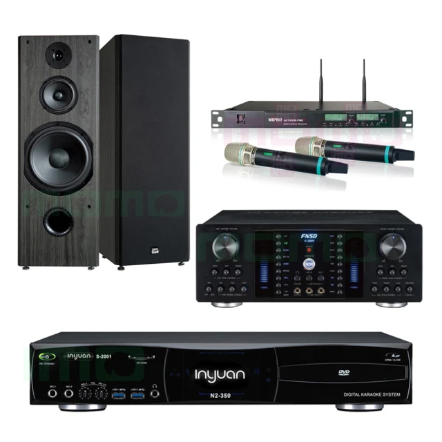 【音圓】S-2001 N2-350+FNSD AK-8800 PRO+ACT-869+KB-4310M(點歌機4TB+擴大機+無線麥克風+喇叭) 歷史價格詳細信息