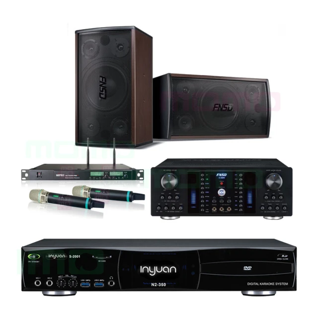 【音圓】S-2001 N2-350+FNSD AK-8800 PRO+ACT-869+KB-4310M(點歌機4TB+擴大機+無線麥克風+喇叭) 歷史價格詳細信息