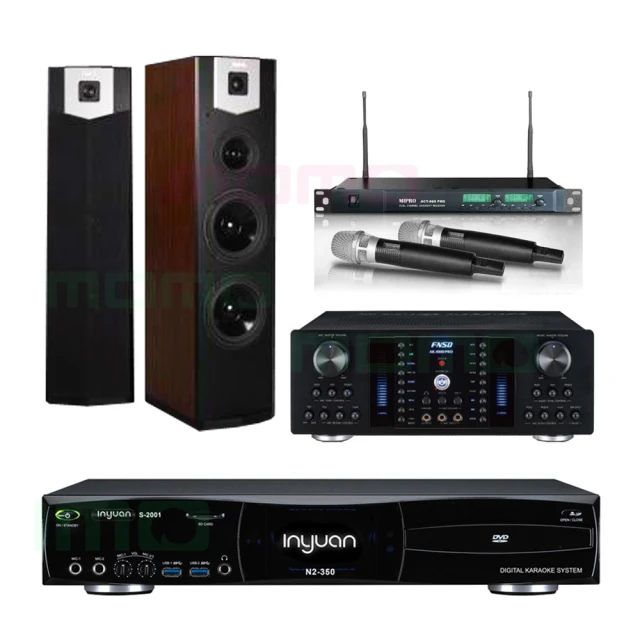 【音圓】N2-350+FNSD AK-8800PRO+ACT-869+R-600F(4TB伴唱機+綜合擴大機+無線麥克風+家庭劇院落喇叭) 歷史價格詳細信息