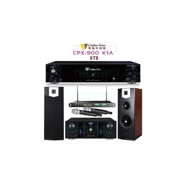 【金嗓】K1A+OKAUDIO DB-8AN+ACT-869+OK-901B(6TB伴唱機+卡拉OK擴大機+無線麥克風+落地式喇叭) 歷史價格詳細信息
