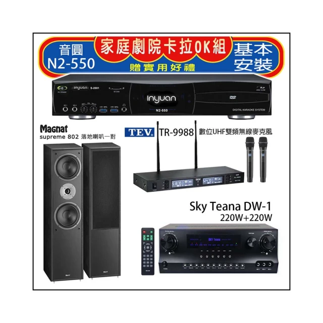 【音圓】N2-550+DW-1+TEV TR-9988+Magnat Signature 507(卡拉OK點歌機4TB+擴大機+無線麥克風+喇叭) 歷史價格詳細信息