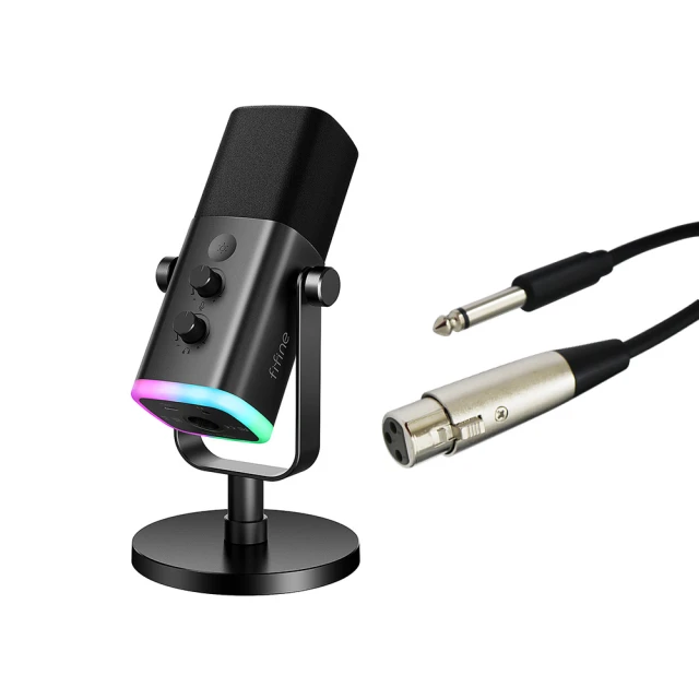 【FIFINE AM8 錄音室等級USB/XLR動圈式RGB麥克風】心型指向/USB/XLR雙輸出/YouTuber 歷史價格詳細信息