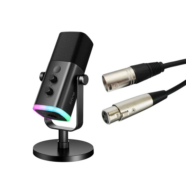 【FIFINE AM8 錄音室等級USB/XLR動圈式RGB麥克風】心型指向/USB/XLR雙輸出/YouTuber 歷史價格詳細信息