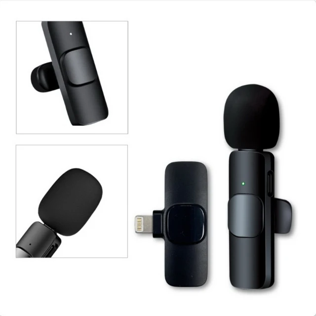 直播用 無線麥克風 HANLIN-Pmic 領夾無線2.4G手機直播麥克風 蘋果 安卓 手機專用 ios type-c 歷史價格詳細信息