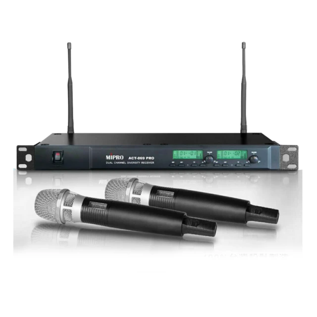 【MIPRO】ACT-869 配2領夾式 MU-55L+2發射器ACT-32T(雙頻道自動選訊無線麥克風) 歷史價格詳細信息