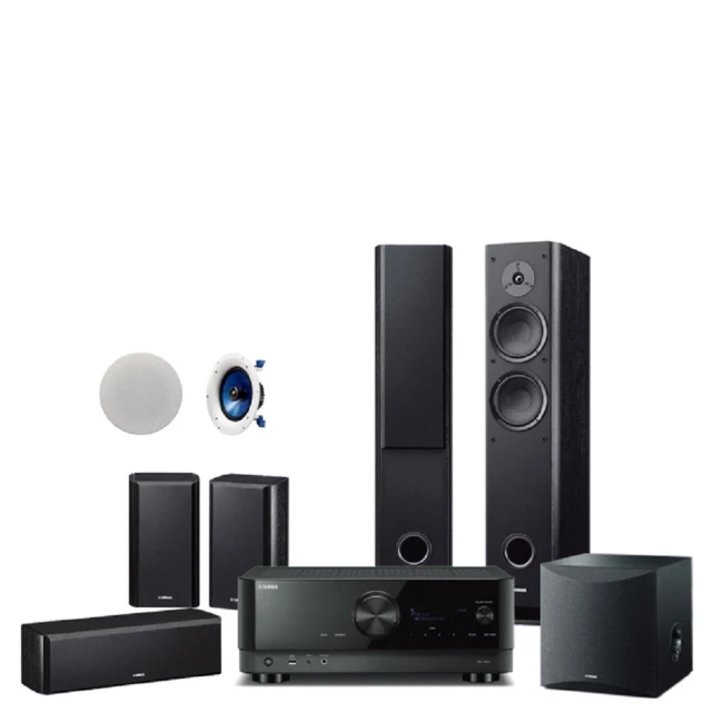 YAMAHA 山葉 RX-V6A+NS-F350+NS-P350+黑木紋NS-SW300+IC600 布拉姆斯家庭劇院組 歷史價格詳細信息