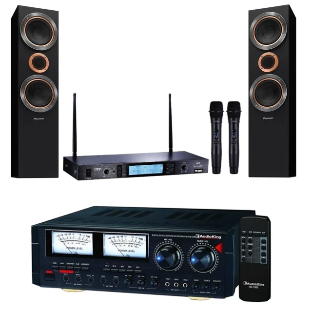 【AudioKing】HD-1000+TEV TR-5600+JBL Pasion 8 卡拉OK套組(擴大機+無線麥克風+懸吊式喇叭) 歷史價格詳細信息