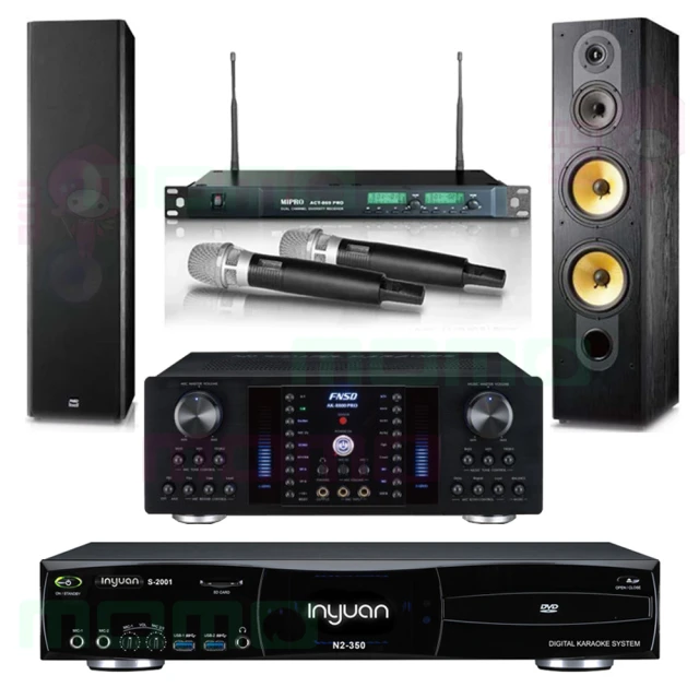 【音圓】N2-350+FNSD AK-8800PRO+ACT-869+R-600F(4TB伴唱機+綜合擴大機+無線麥克風+家庭劇院落喇叭) 歷史價格詳細信息