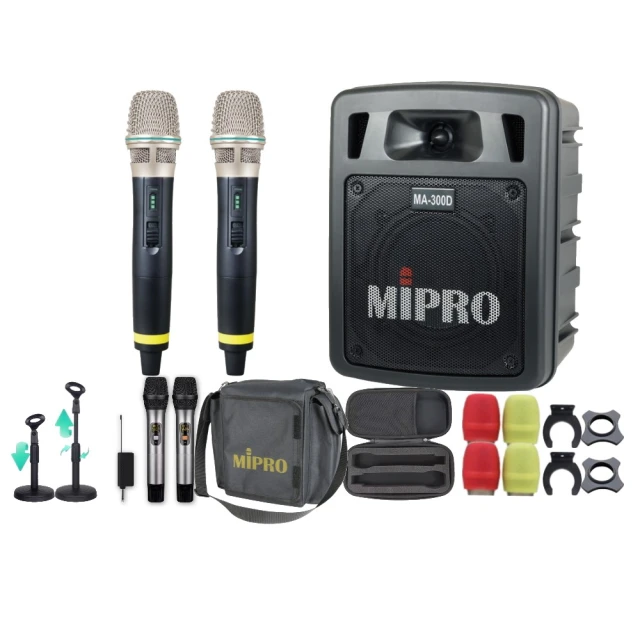 【MIPRO】MA-300D配1手握580H+1頭戴式 無線麥克風(雙頻道迷你無線擴音機) 歷史價格詳細信息