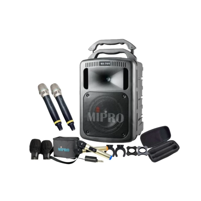 【MIPRO】MA-709 配2手握式麥克風ACT-58H(雙頻5.8G豪華型手提式無線擴音機) 歷史價格詳細信息