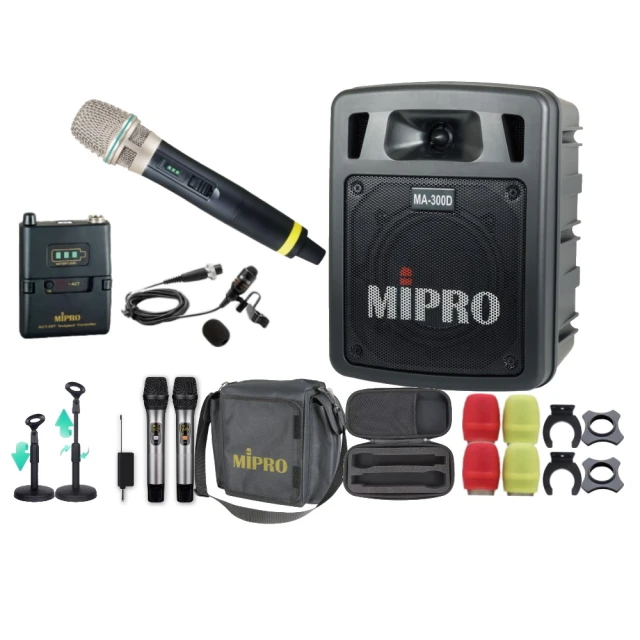 【MIPRO】MA-300D配1手握580H+1頭戴式 無線麥克風(雙頻道迷你無線擴音機) 歷史價格詳細信息