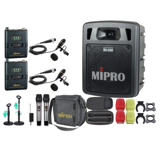 【MIPRO】MA-300D配1手握580H+1頭戴式 無線麥克風(雙頻道迷你無線擴音機) 歷史價格詳細信息