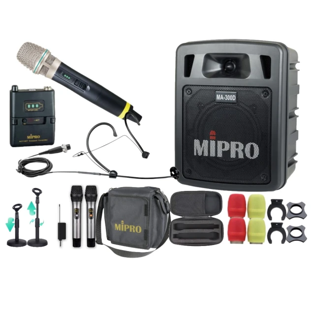 【MIPRO】MA-300D配1手握580H+1頭戴式 無線麥克風(雙頻道迷你無線擴音機) 歷史價格詳細信息