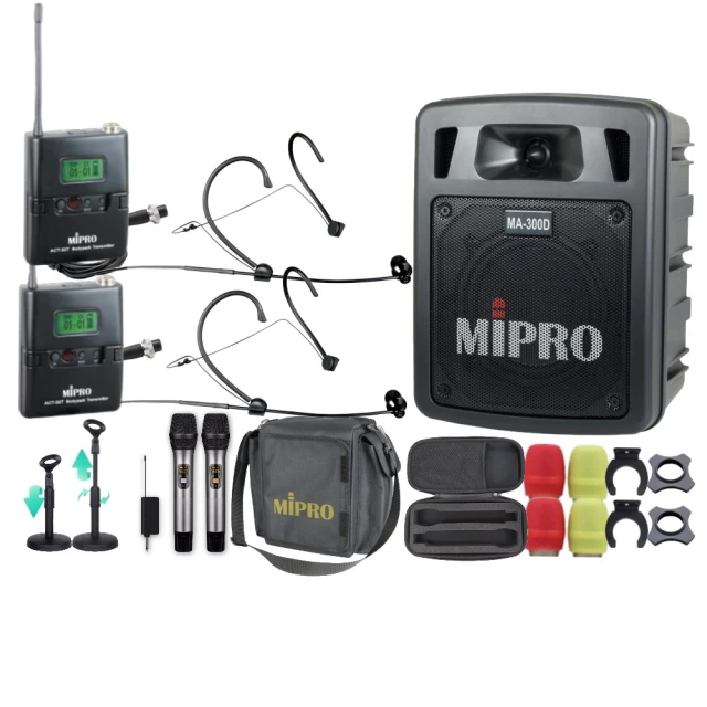 【MIPRO】MA-300D配1手握580H+1頭戴式 無線麥克風(雙頻道迷你無線擴音機) 歷史價格詳細信息