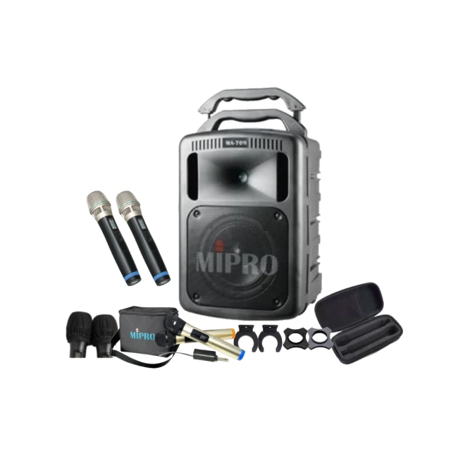 【MIPRO】MA-709 配2手握式麥克風ACT-58H(雙頻5.8G豪華型手提式無線擴音機) 歷史價格詳細信息