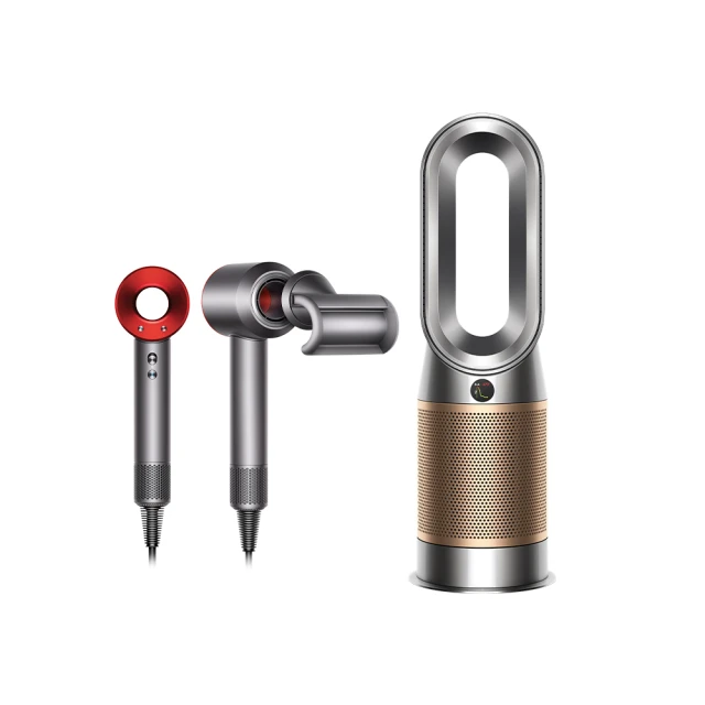 【超值組】Dyson Purifier Hot+Cool 三合一涼暖空氣清淨機HP07 黑鋼+Supersonic 吹風機 HD08 全桃紅色 歷史價格詳細信息