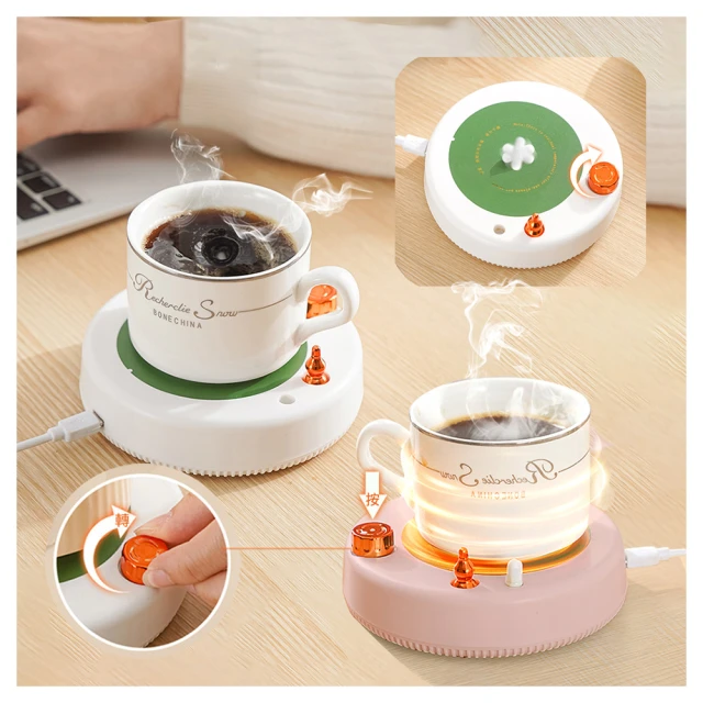 【智能保溫杯墊】加熱杯墊 暖暖杯 保溫底座 杯子加熱器 恆溫器 保溫 加熱 暖奶器 DE461-01 歷史價格詳細信息