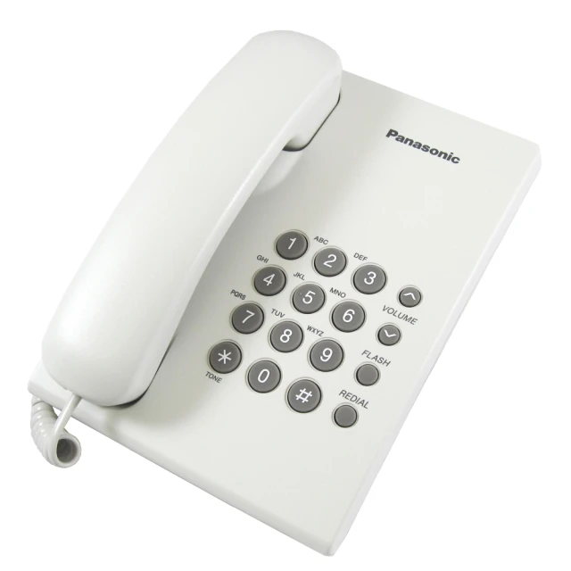 【Panasonic 國際牌】經典有線電話機(KX-TS520 時尚白)+數位高頻無線電話(KX-TG1611 奶油白) 歷史價格詳細信息